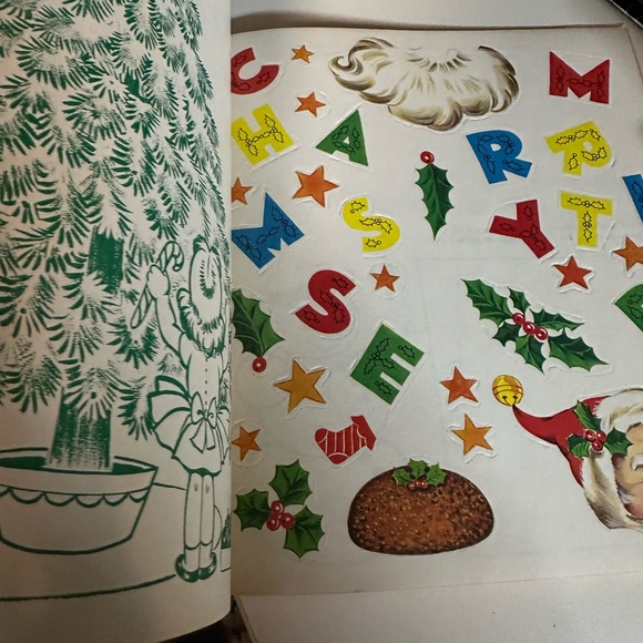 Vintage 1960’s Christmas Sticker Book - Picture 3 of 6
